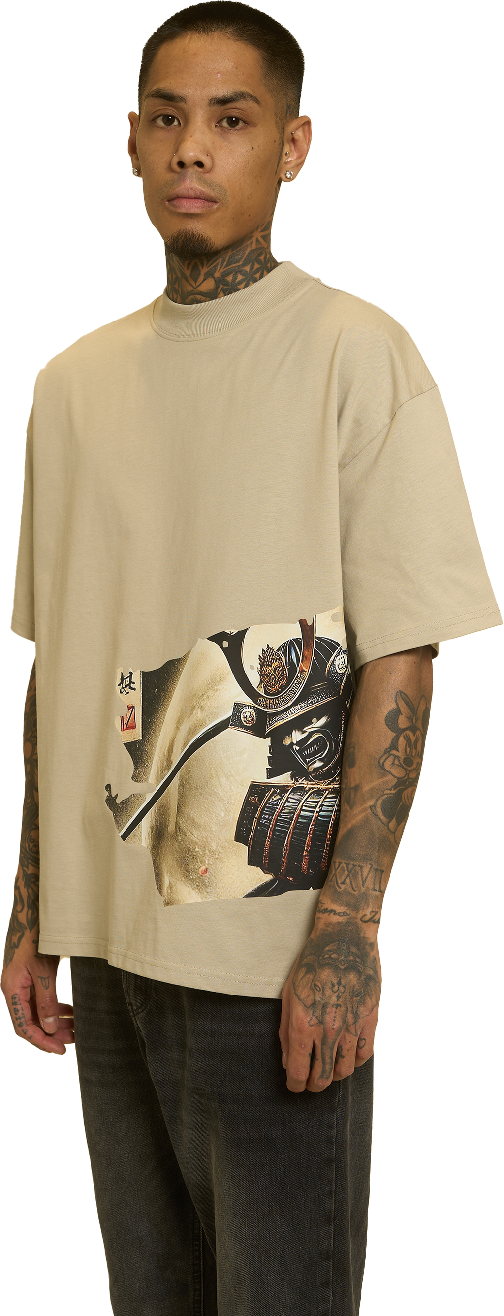GRAPHIC EDITION #1 | Camiseta oversize premium beige