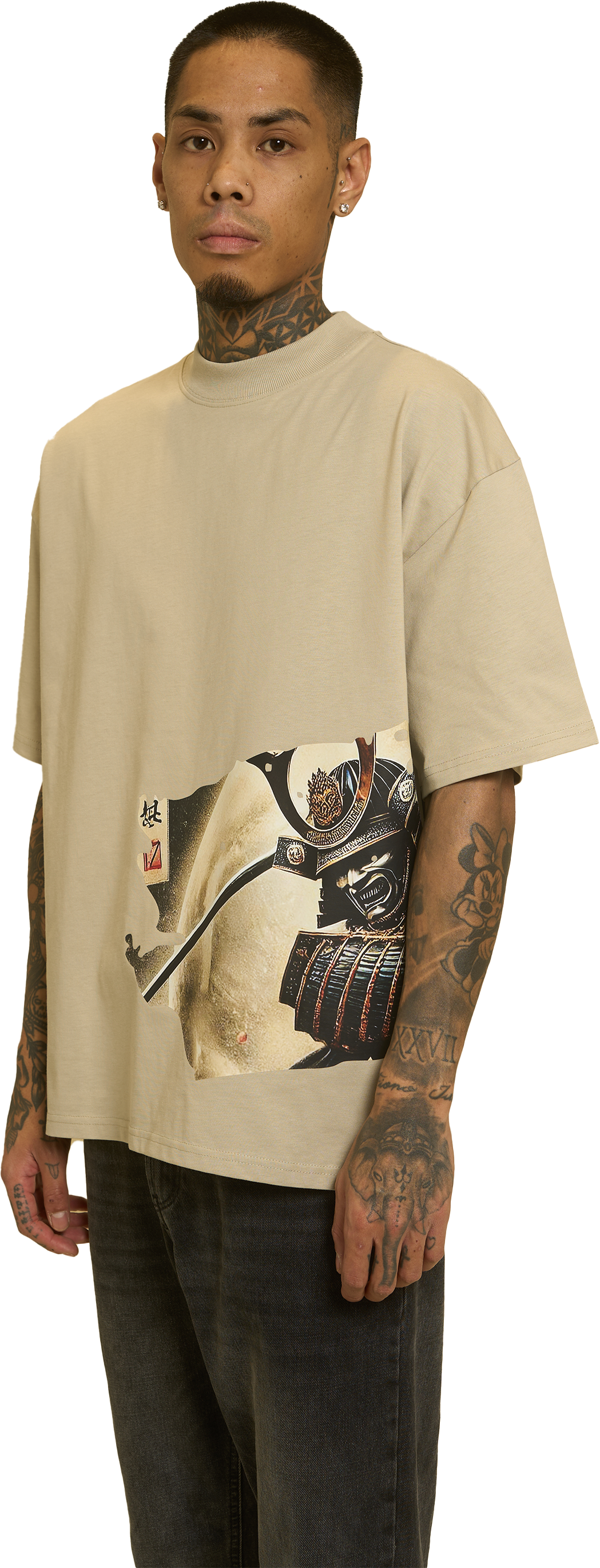 GRAPHIC EDITION #1 | Camiseta oversize premium beige