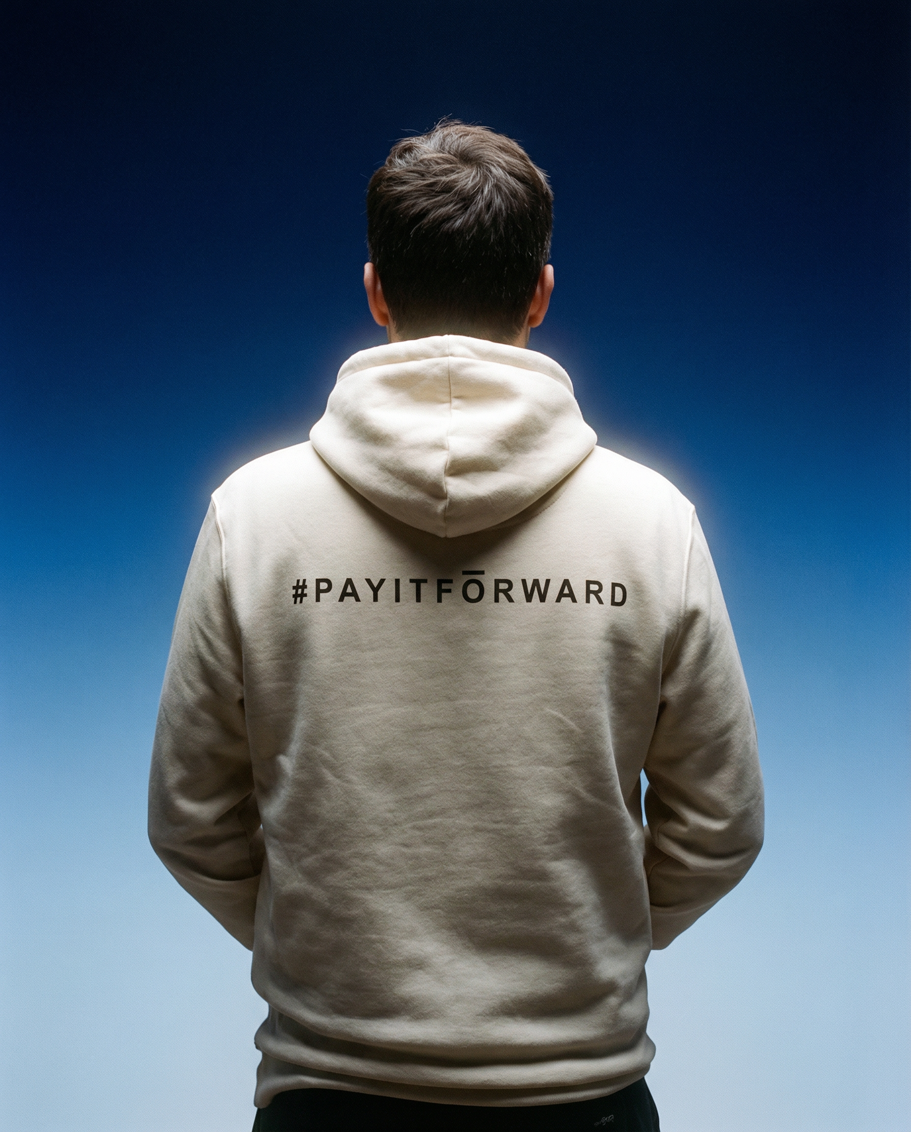 PAYITFORWARD HOODIE | Sudadera de algodón orgánico - Natural Raw