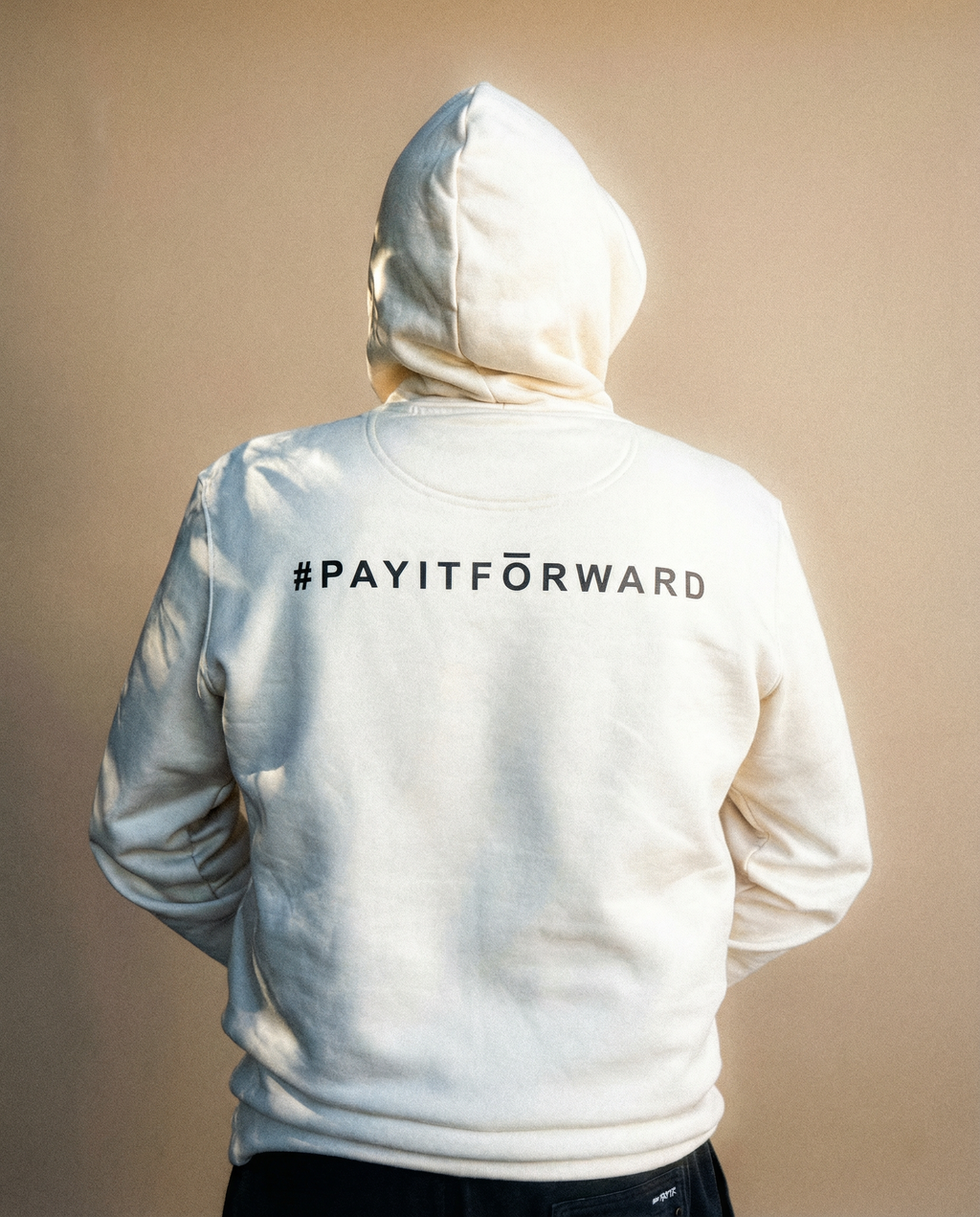 PAYITFORWARD HOODIE | Sudadera de algodón orgánico - Natural Raw