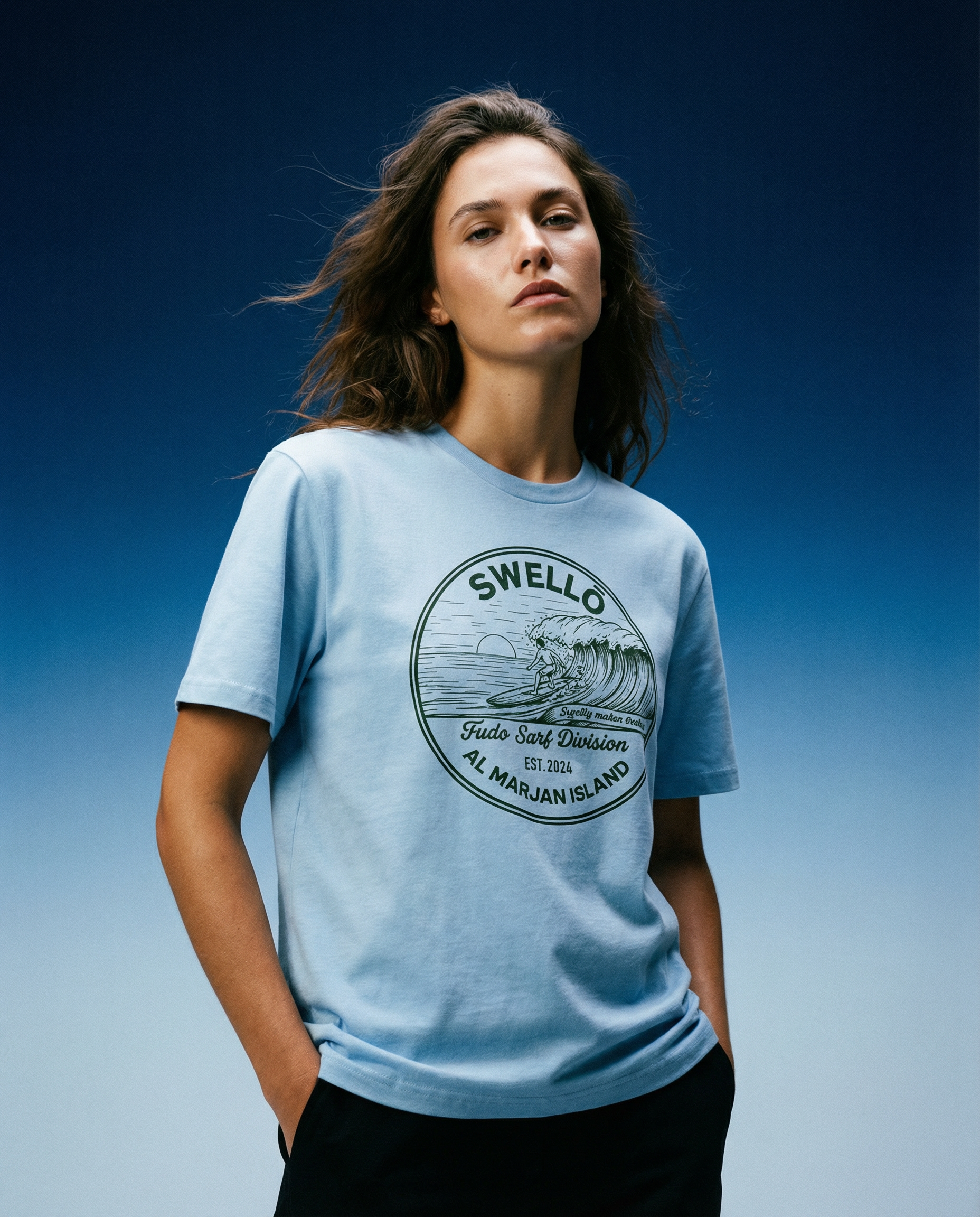 SWELLŌ | Camiseta surf Al Marjan