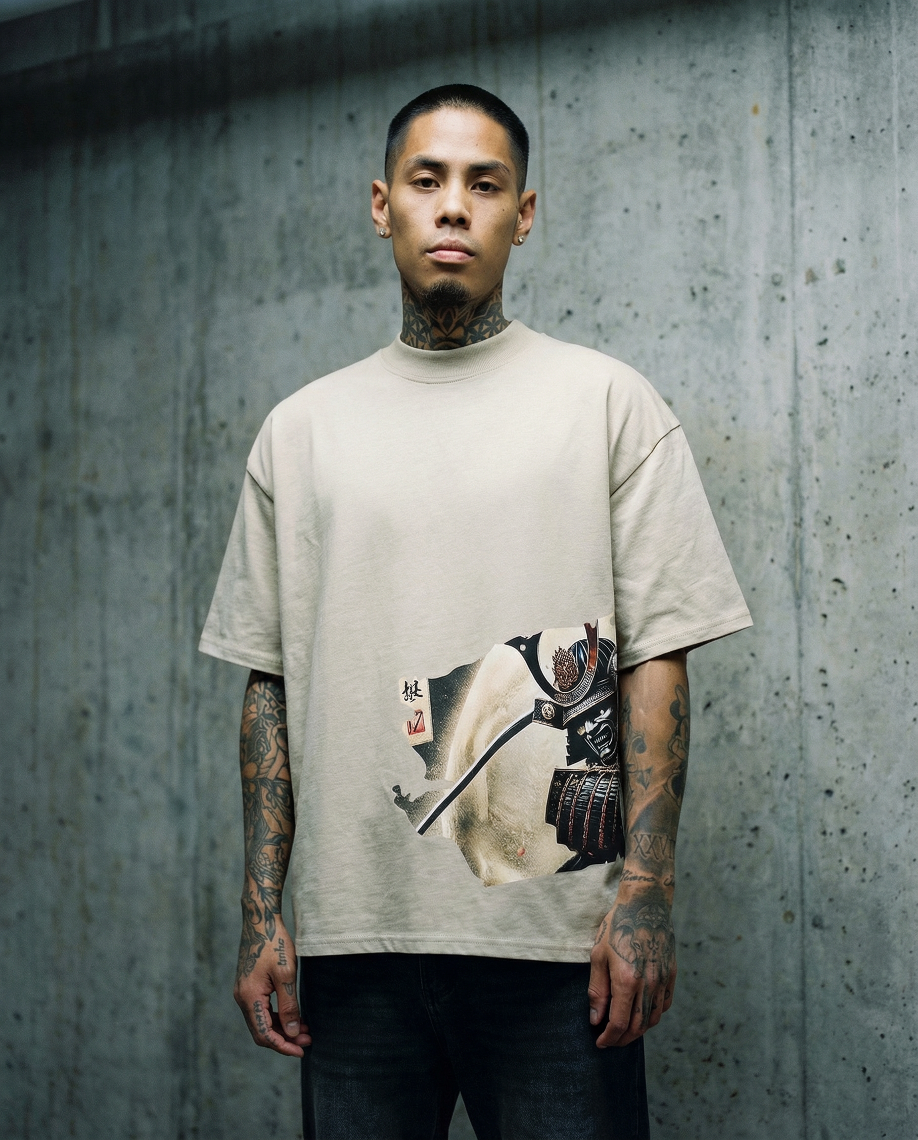 GRAPHIC EDITION #1 | Camiseta oversize premium beige