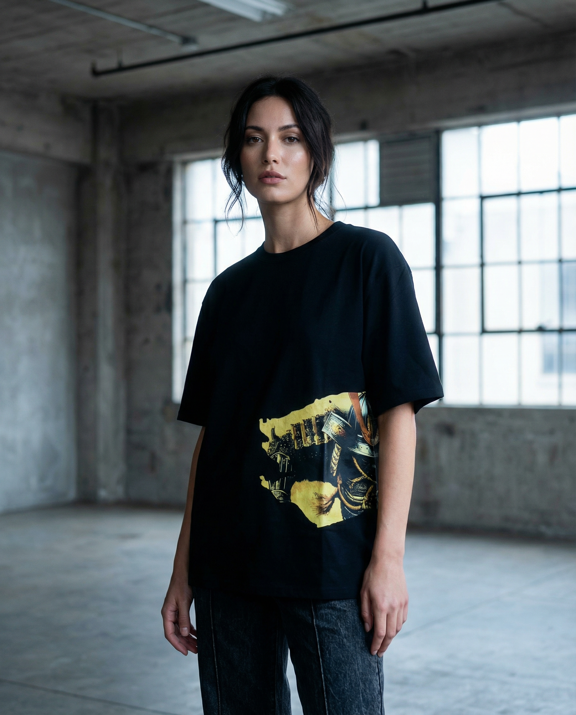 GRAPHIC EDITION #2 | Camiseta oversize premium negra