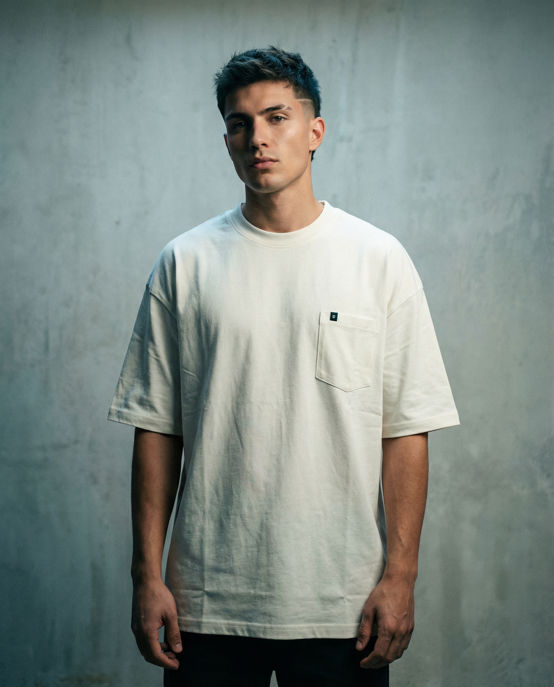 THE POCKET | Camiseta minimalista de algodón orgánico 200 g