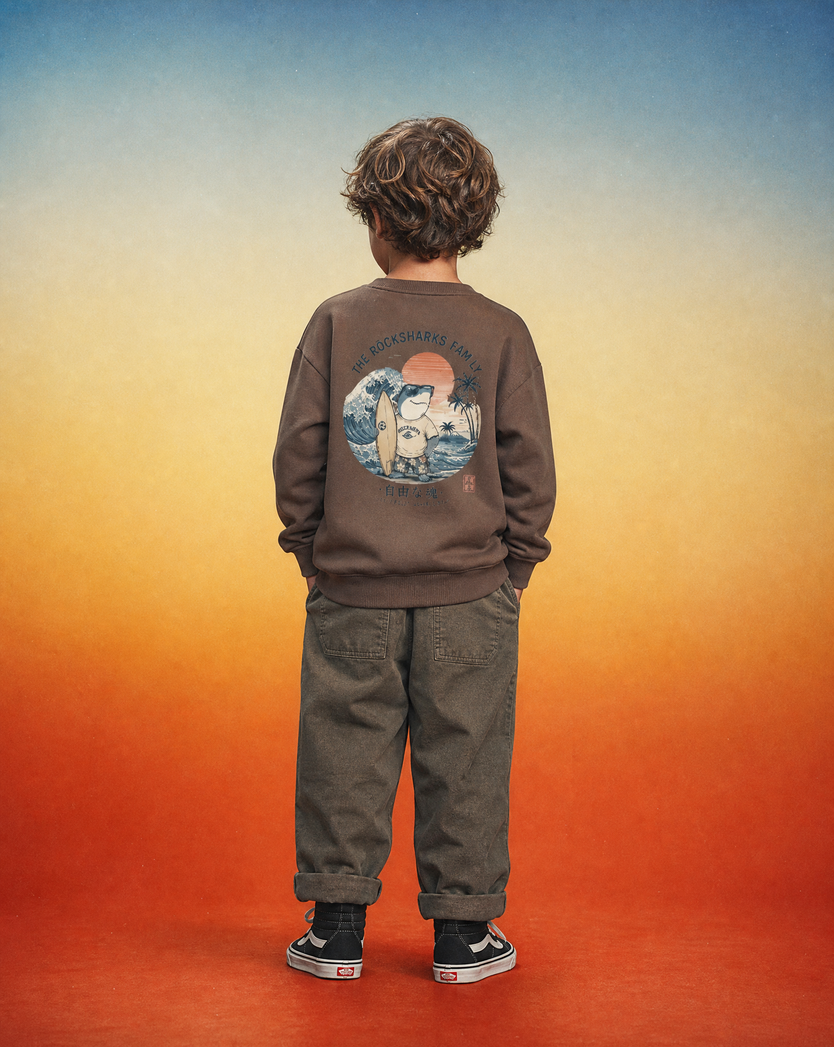 Rock Sharks | Sudadera oversize de algodón orgánico