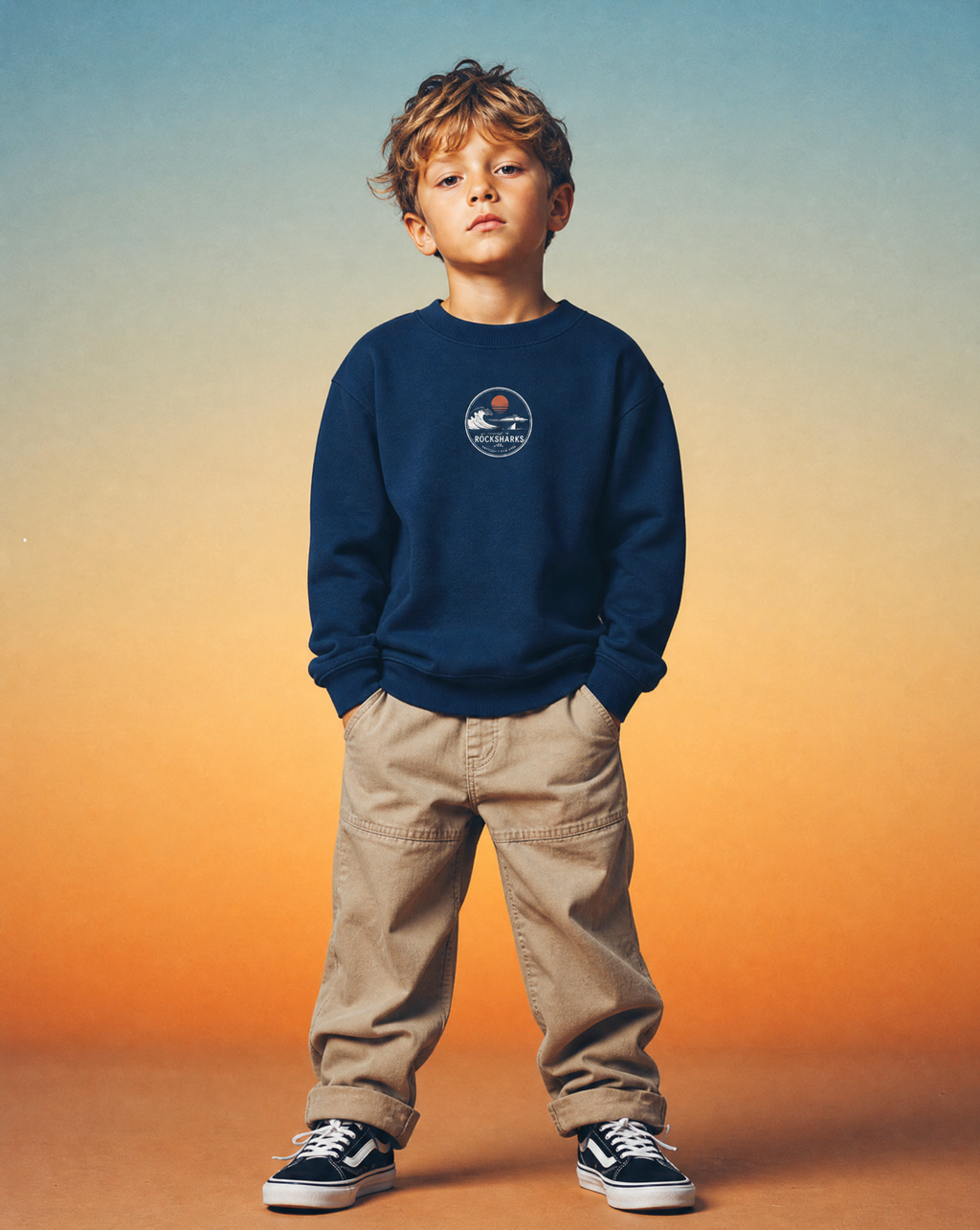 Rock Sharks | Sudadera oversize de algodón orgánico