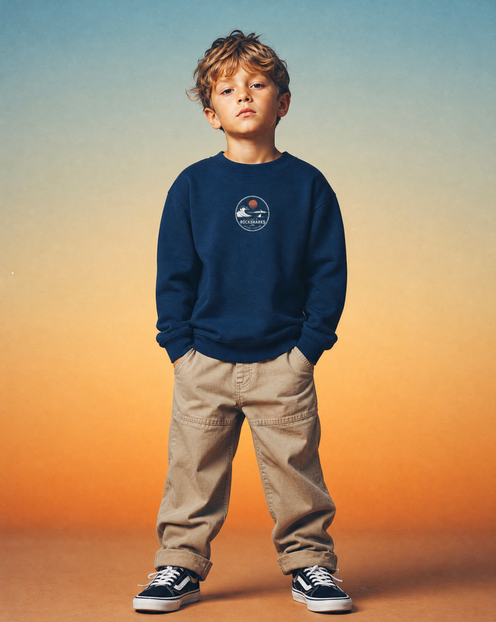 Rock Sharks | Sudadera oversize de algodón orgánico