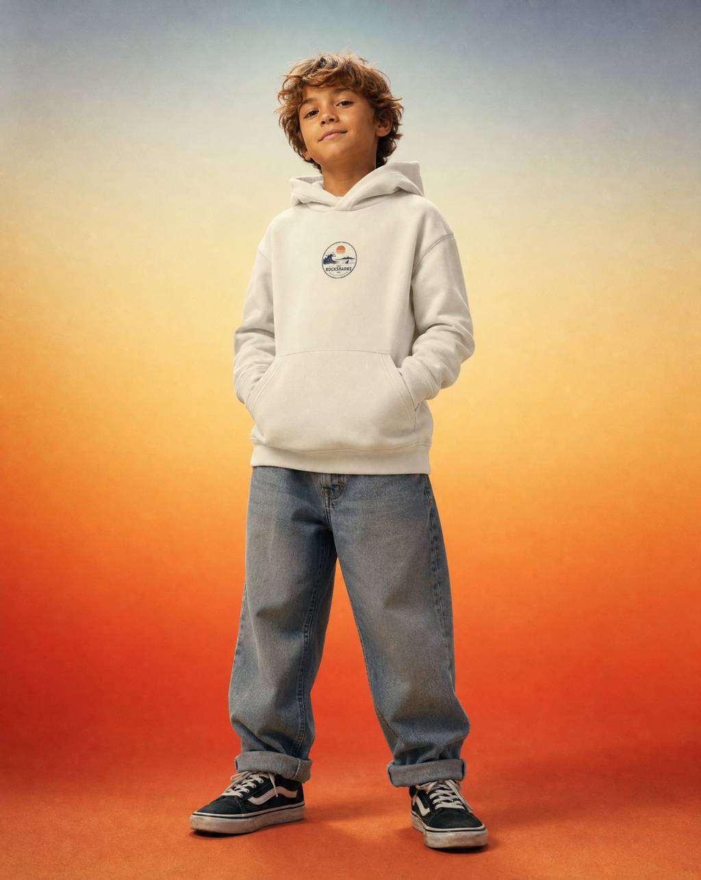 Rock Sharks | Sudadera con capucha oversize
