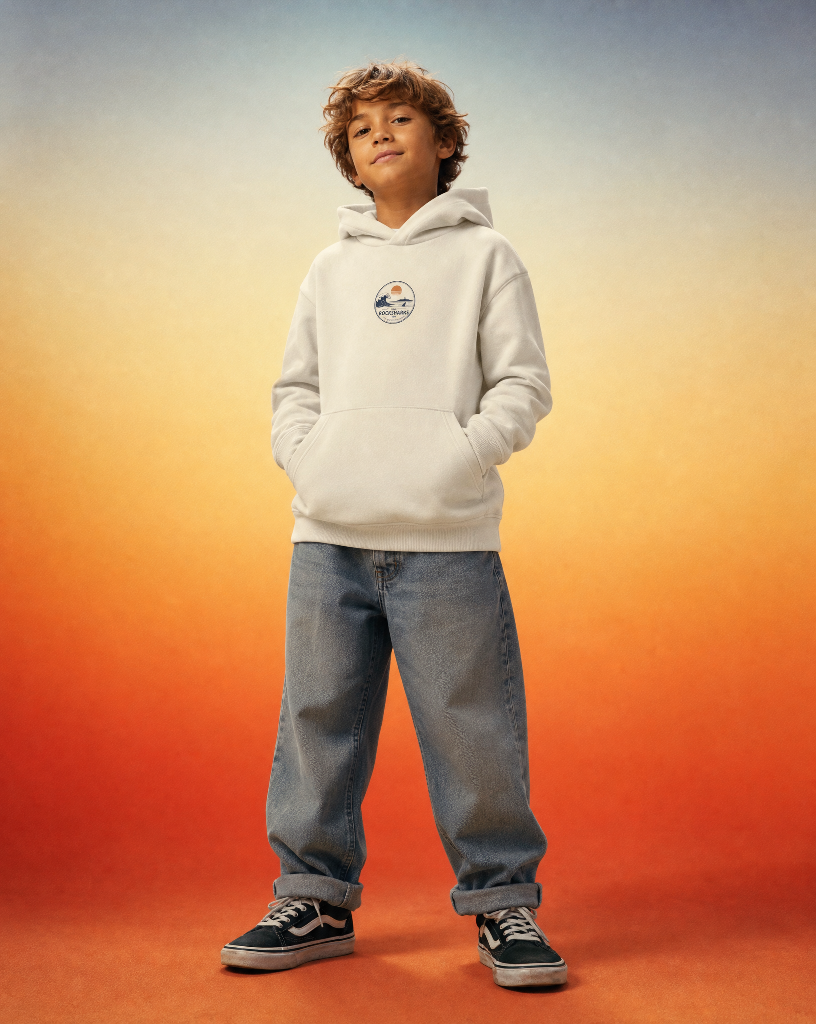 Rock Sharks | Sudadera con capucha oversize