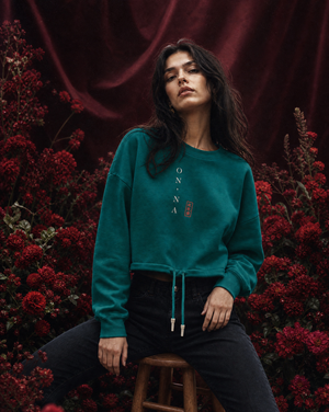 ŌN'NA | Sudadera cropped Musha