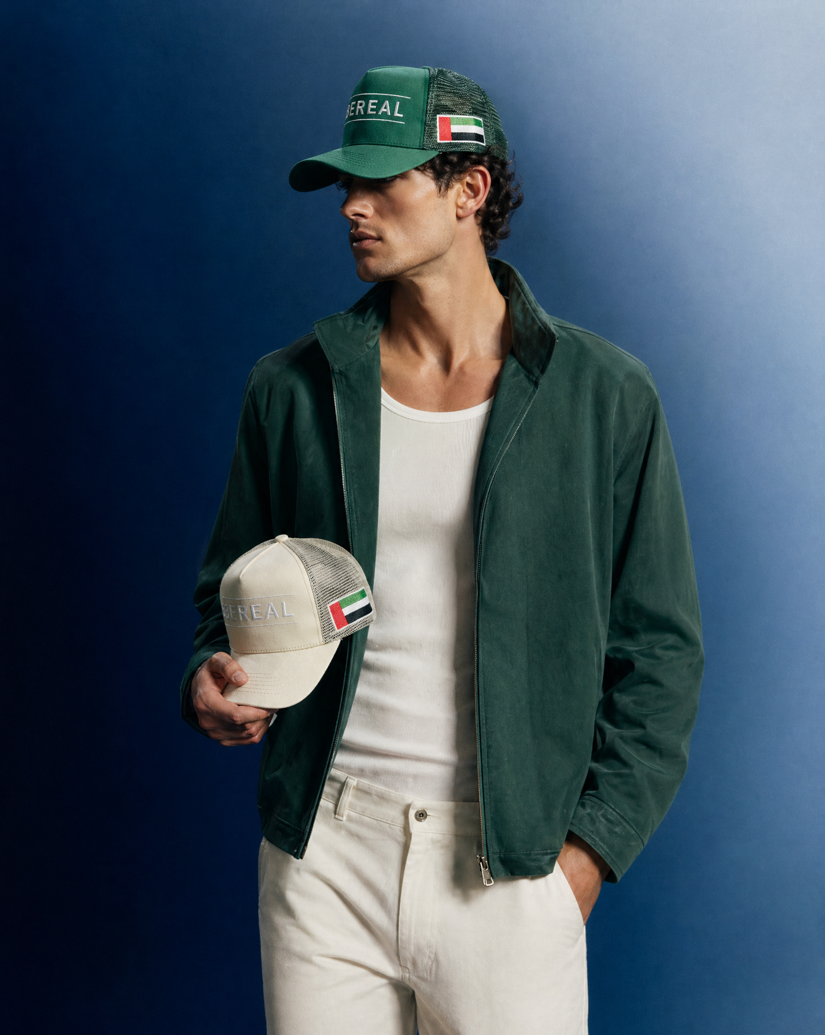 BEREAL | Gorra bordada de algodón