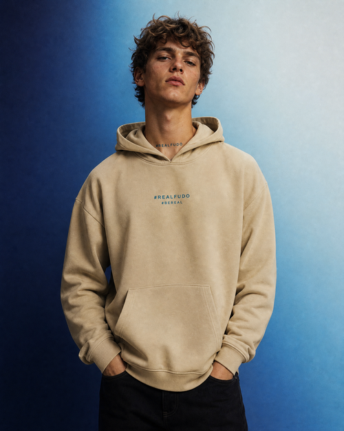 BUSHIDŌ | Sudadera con capucha oversize de algodón orgánico