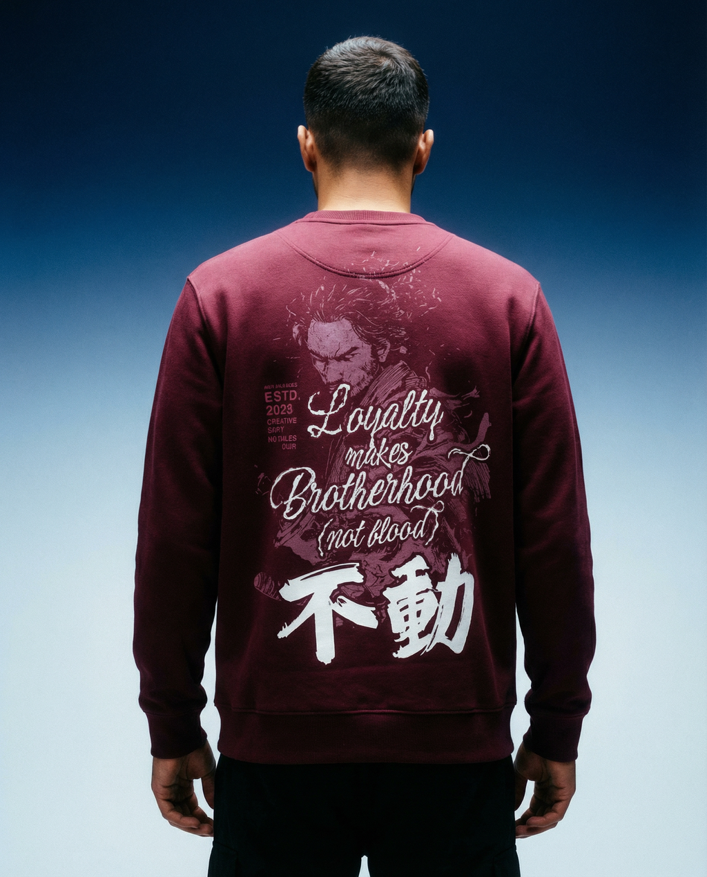 GRAPHIC SWEATSHIRT #3 | Sudadera con estampado Samurai